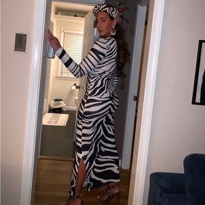 Shein Zebra Print Dress